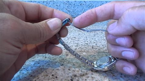 how to extend a vintage rolex fold over clasp